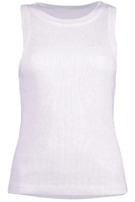 Isabel Rib Tank - Lilac adorable tank top