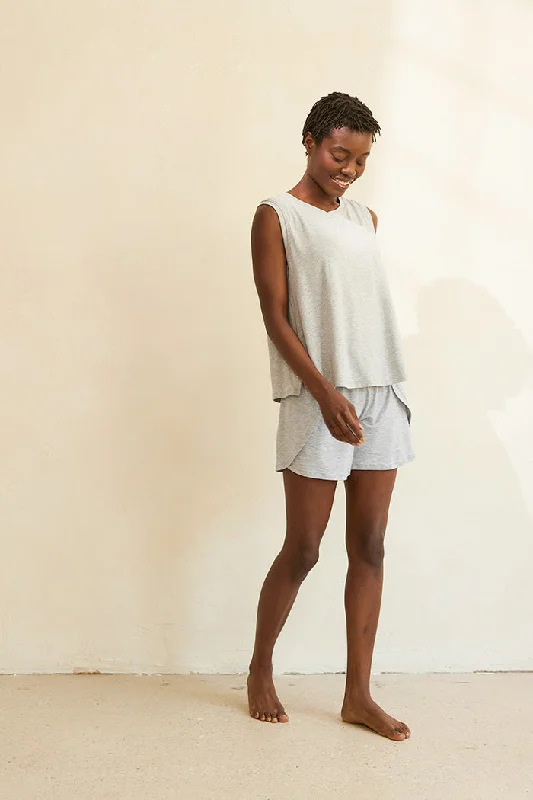 Swing Tank + Bermuda Short scoop neck tank