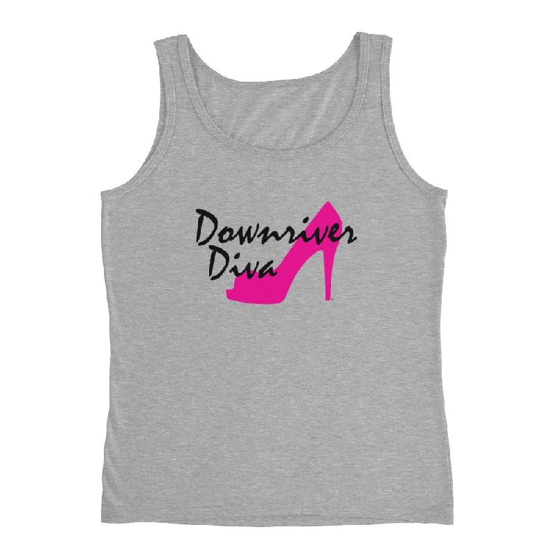 Downriver Diva Ladies' Tank (3 colors) turquoise tank top