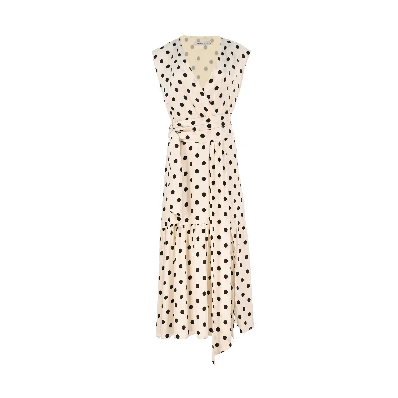 Simona Corsellini Women's Polka Dot Dress Tunics Stylish modern