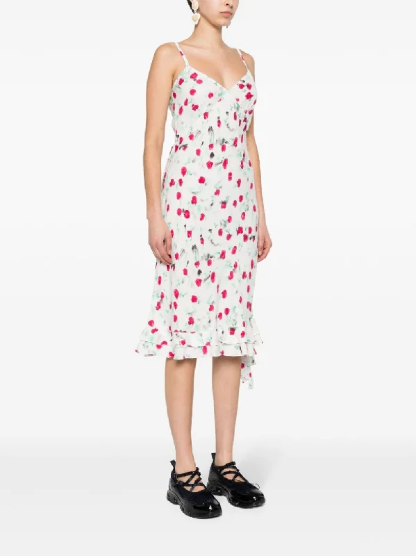 MARNI - Women Printed Slip Dress Bodycon Club Sequined