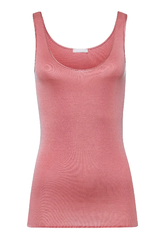 Cotton Seamless Round Neck Cotton Tank Top | Sweet Pepper 71604-2408 gym tank top