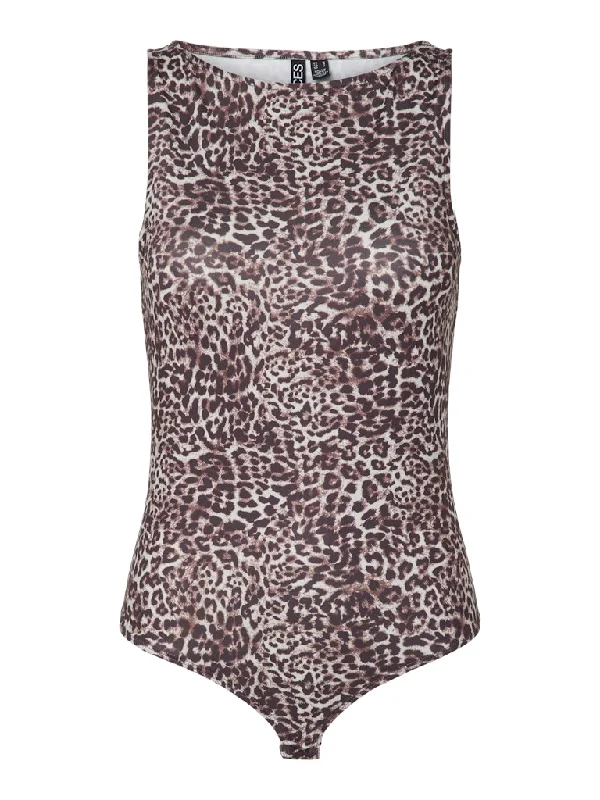 Blake Tank Bodysuit Black Leopard mint tank top