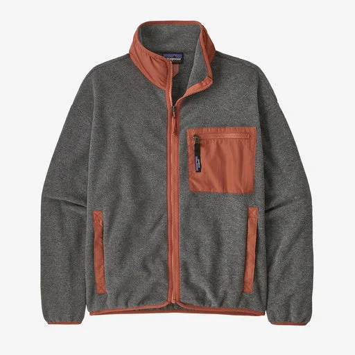 Women's Patagonia | Synchilla Jacket | Nickel Burl Red Corduroy Jacket Velvet Jacket Brocade Jacket