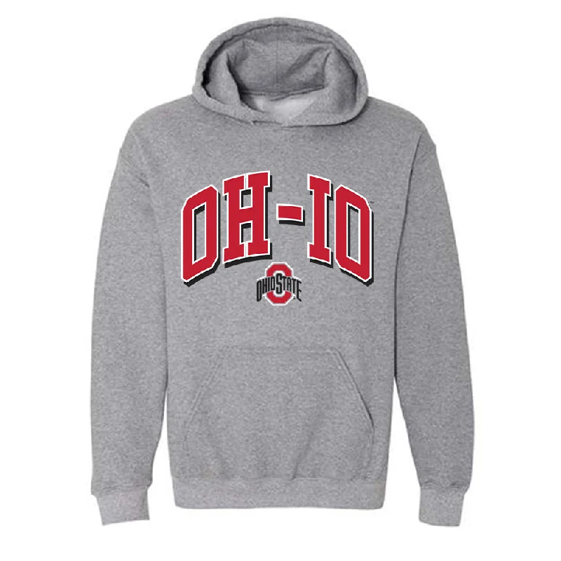 Ohio State - NCAA Women's Ice Hockey : Hailey MacLeod - Classic Shersey Hooded Sweatshirt Hoodie with Mock Neck Collared Structured