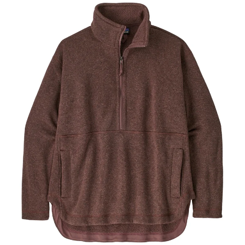 Patagonia Women's Dulse Mauve Better Sweater Oversized Fleece Pullover Bateau Neck Pullover