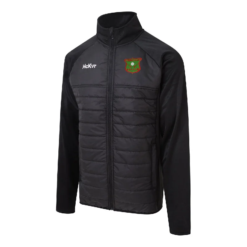 Mc Keever Graigue Cullen GAA Core 22 Hybrid Jacket - Adult - Black Elasticated Jacket Padded Jacket Insulated Jacket