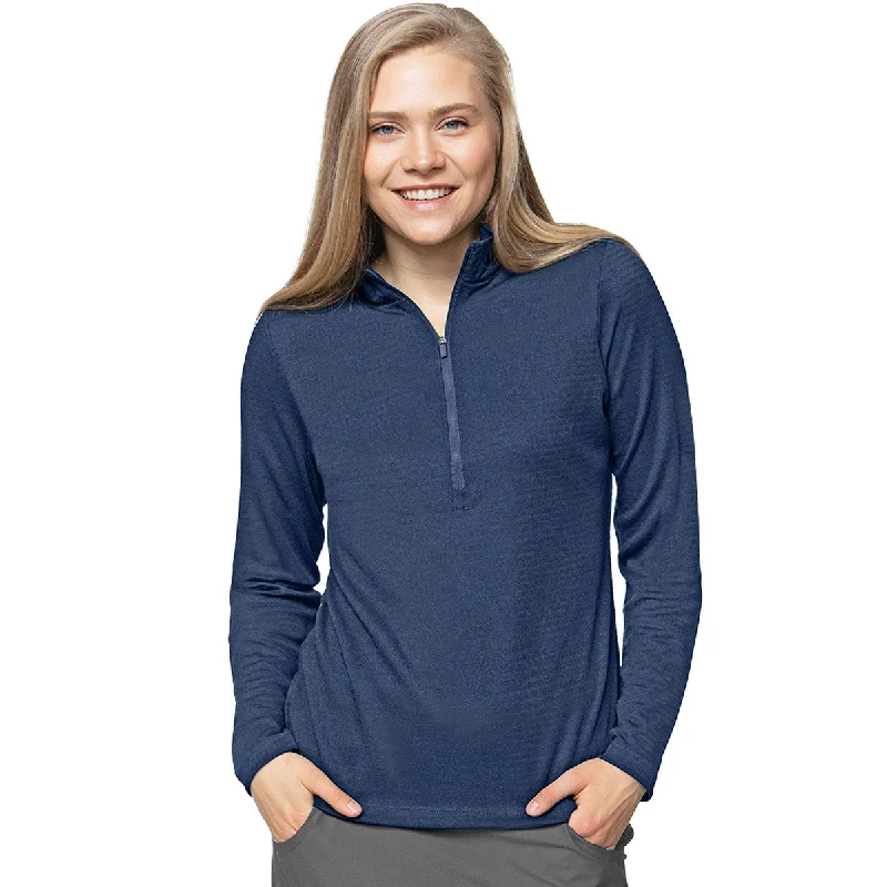 Antigua Women's Navy Avalon Pullover Cap Sleeve Casual