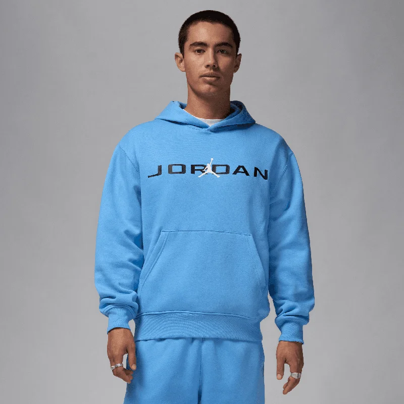 Men's Jordan Essentials Fleece Hoodies Hoodie with Hem Applique Textured Unique