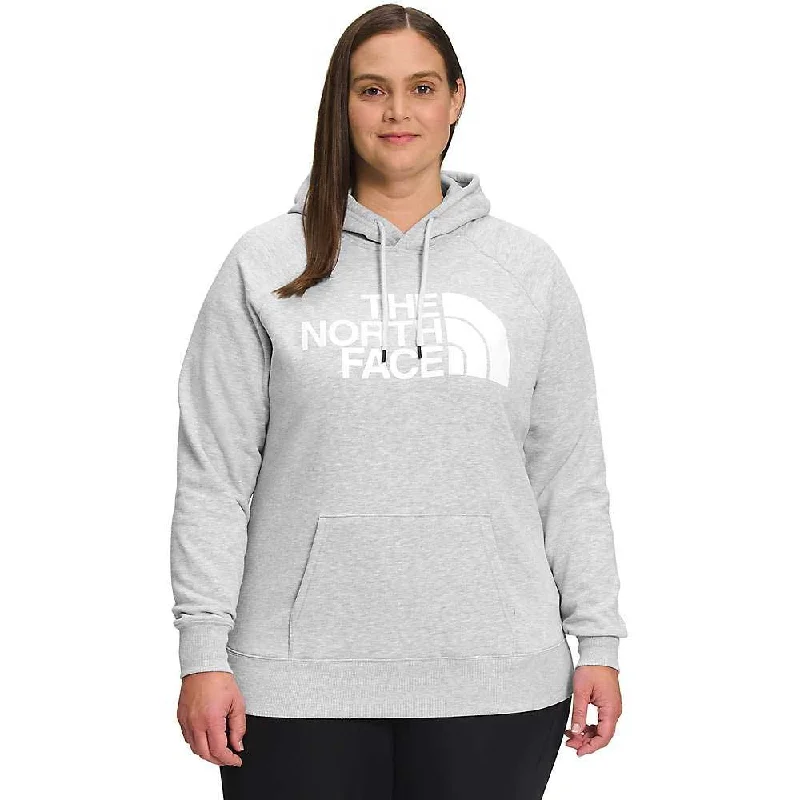 The North Face Womens Plus Half Dome Pullover Hoodie Short Puff Sleeve