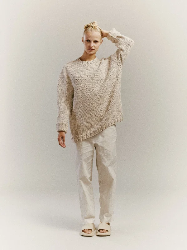 SWEATER - TUBE COT - BEIGE Casual Formal Business