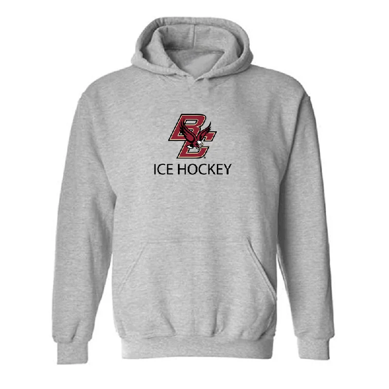 Boston College - NCAA Women's Ice Hockey : Alanna Devlin - Classic Shersey Hooded Sweatshirt Hoodie with Double Zipper Versatile Adjustable