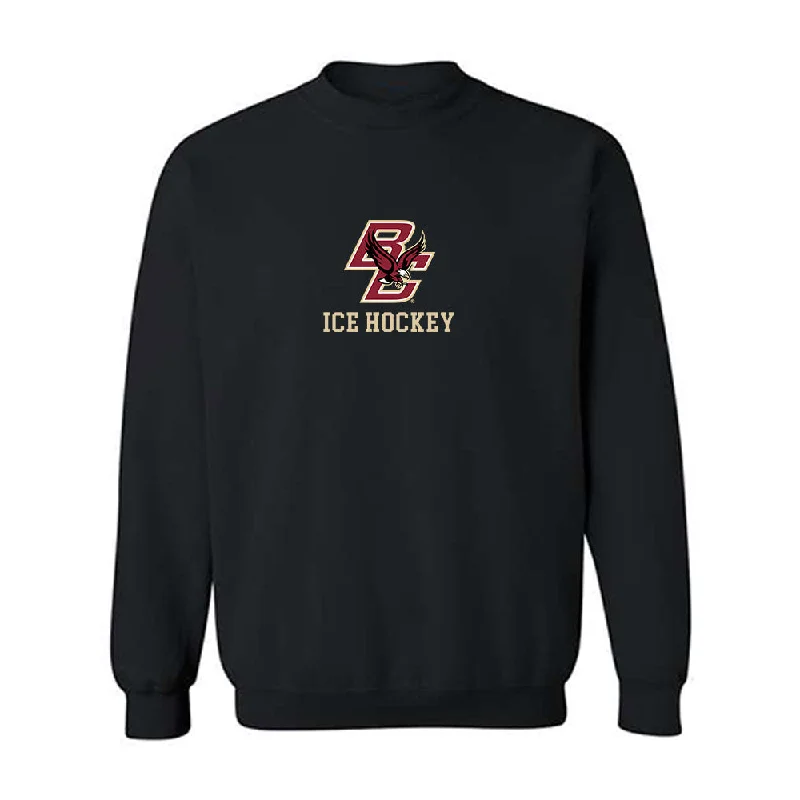 Boston College - NCAA Women's Ice Hockey : Olivia O'Brien - Classic Shersey Crewneck Sweatshirt Hoodie with Monochrome Minimalist Simple