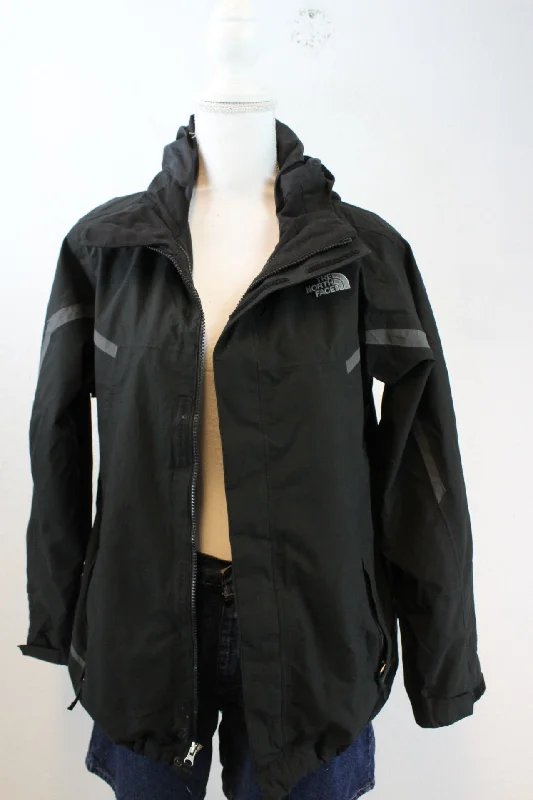 Vintage The North Face Jacket (M) Notch Collar Jacket Peter Pan Collar Jacket Cowl Neck Jacket