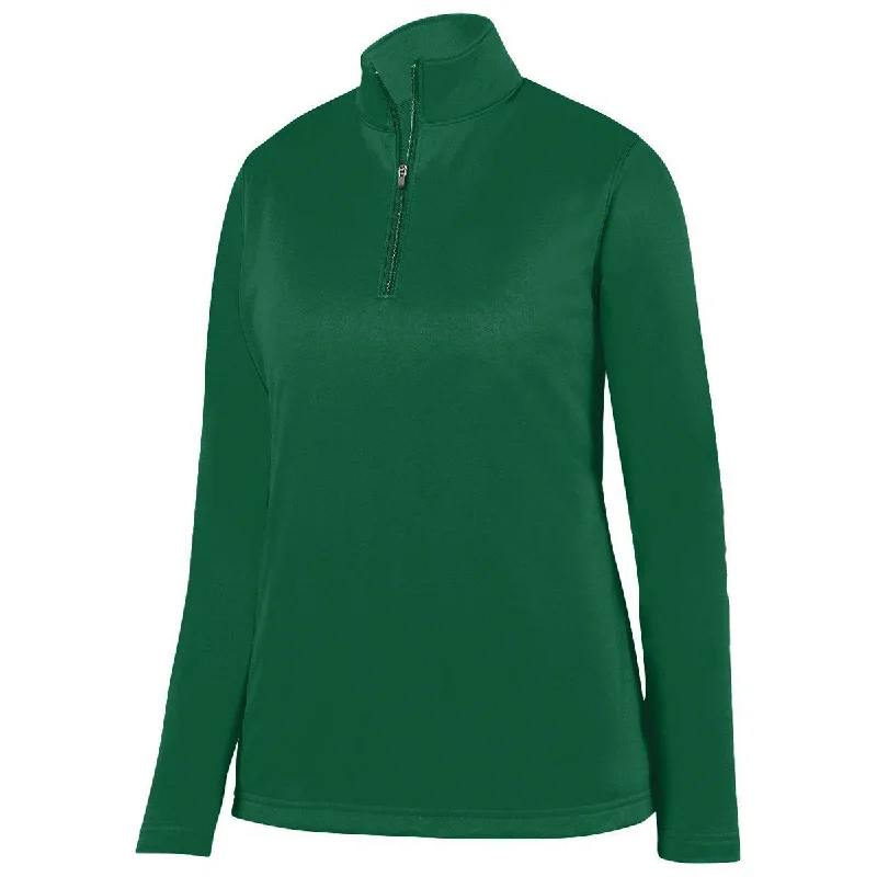 Augusta Women's Dark Green Wicking Fleece Pullover Bolero Style Sweater