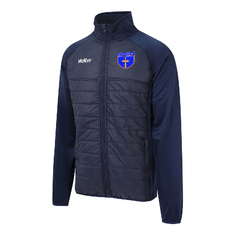 Mc Keever St Dympna's GFC Luton Core 22 Hybrid Jacket - Adult - Navy Hoodie Zip-Up Jacket Button-Up Jacket