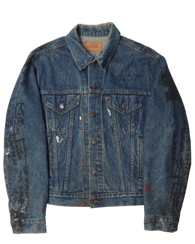 Levis Denim Jacket Life of Pablo Welt Pockets Slit Pockets Flap Pockets