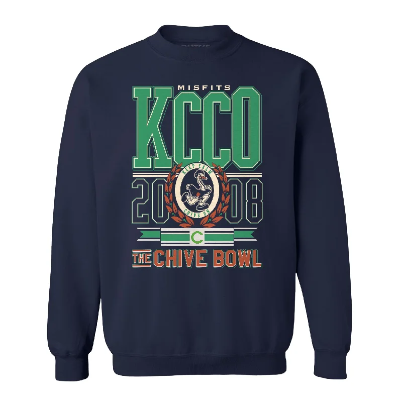 The Chive Bowl Unisex Pullover Crewneck Sheath Sleeve Elegant