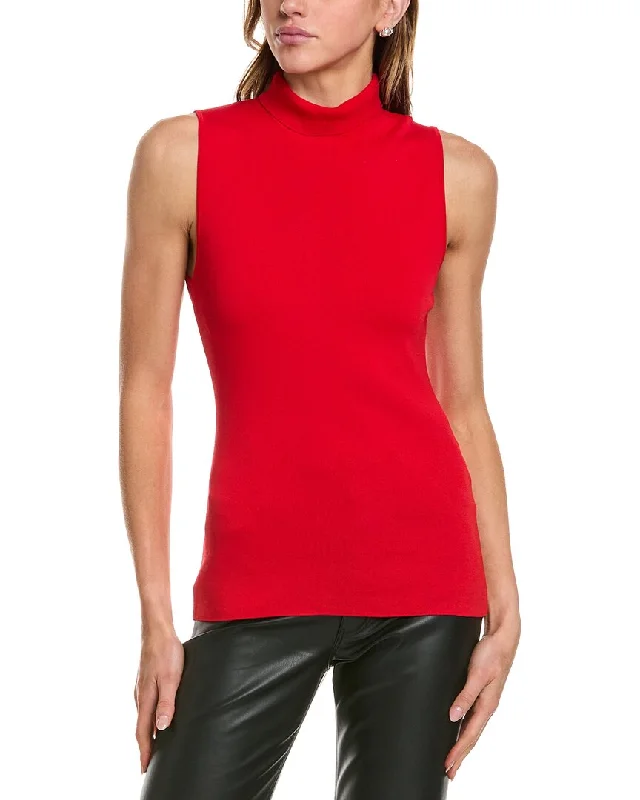 BCBGMAXAZRIA Mock Neck Pullover Port Neck Pullover