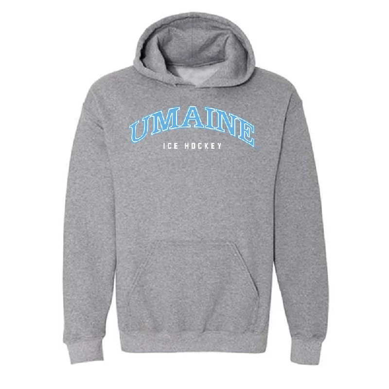 Maine - NCAA Women's Ice Hockey : Lily Fetch - Classic Fashion Shersey Hooded Sweatshirt Hoodie with Turtle Neck Cozy Winter