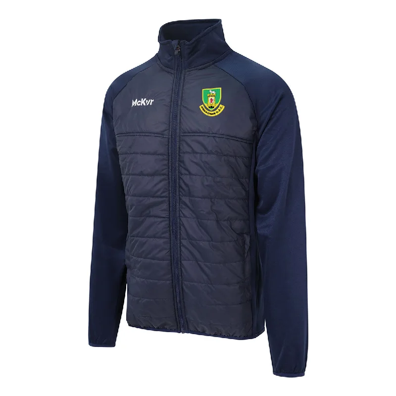 Mc Keever Monaghan RFC Core 22 Hybrid Jacket - Adult - Navy Cotton Fabric Linen Fabric Terry Fabric