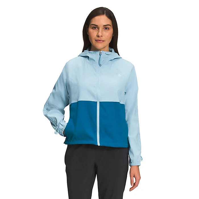 Women's The North Face | Class V Full Zip Jacket with Hood | Beta Blue Trench Coat Raincoat Waterproof Jacket