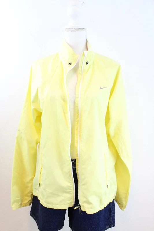 Vintage Yellow Nike Jacket (XL) Fleece Jacket Down Jacket Feather Jacket