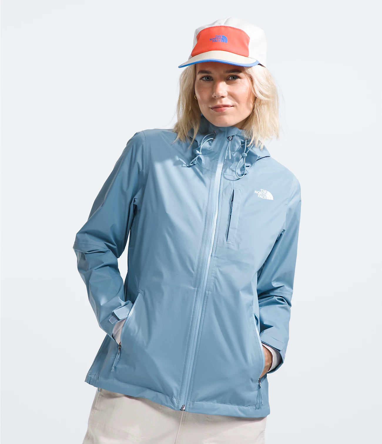 Women's The North Face | Alta Vista Jacket with Hood | Steel Blue Oversized Jacket Tailored Jacket Straight Jacket