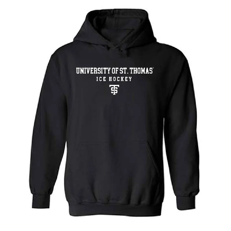 UST - NCAA Women's Ice Hockey : Calla Frank - Classic Shersey Hooded Sweatshirt Hoodie with Sequins Glamorous Eye-catching