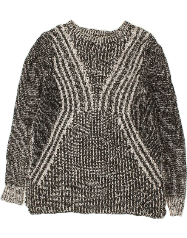 MOSSIMO Womens Boat Neck Jumper Sweater UK 18 XL Grey Acrylic Fleece Fabric Down Fabric Feather Fabric