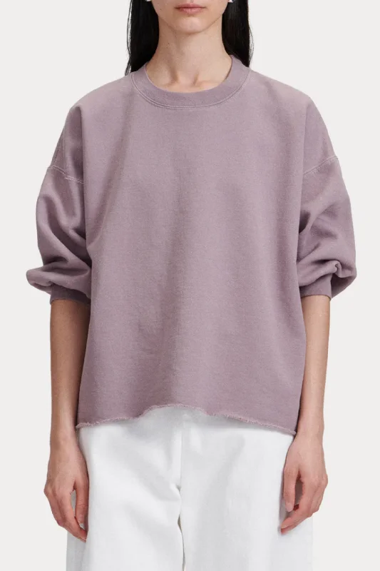 Fond Sweatshirt | Mauve Hoodie with Pocket Utility Practical