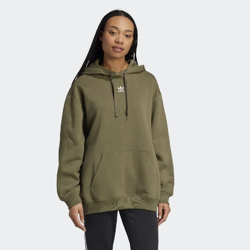 Women's Adidas Essentials Oversized Fleece Hoodie Hoodie with Logo Branding Identity