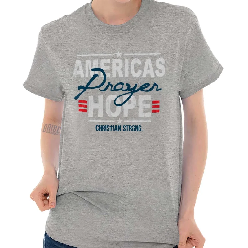 America's Hope T Shirt Chenille Blend Fleece Blend Nylon Blend