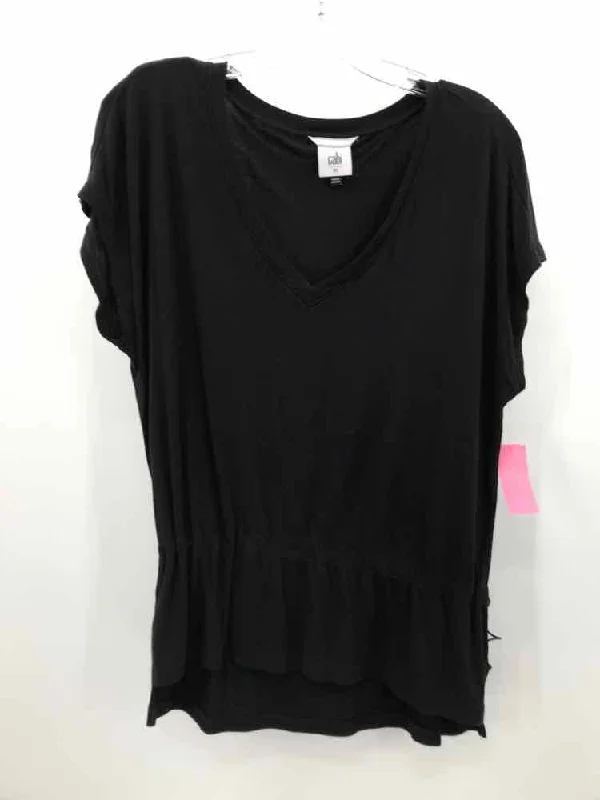 Pre-Owned Cabi Black Size XS T-shirt Welt Pockets Slit Pockets Flap Pockets