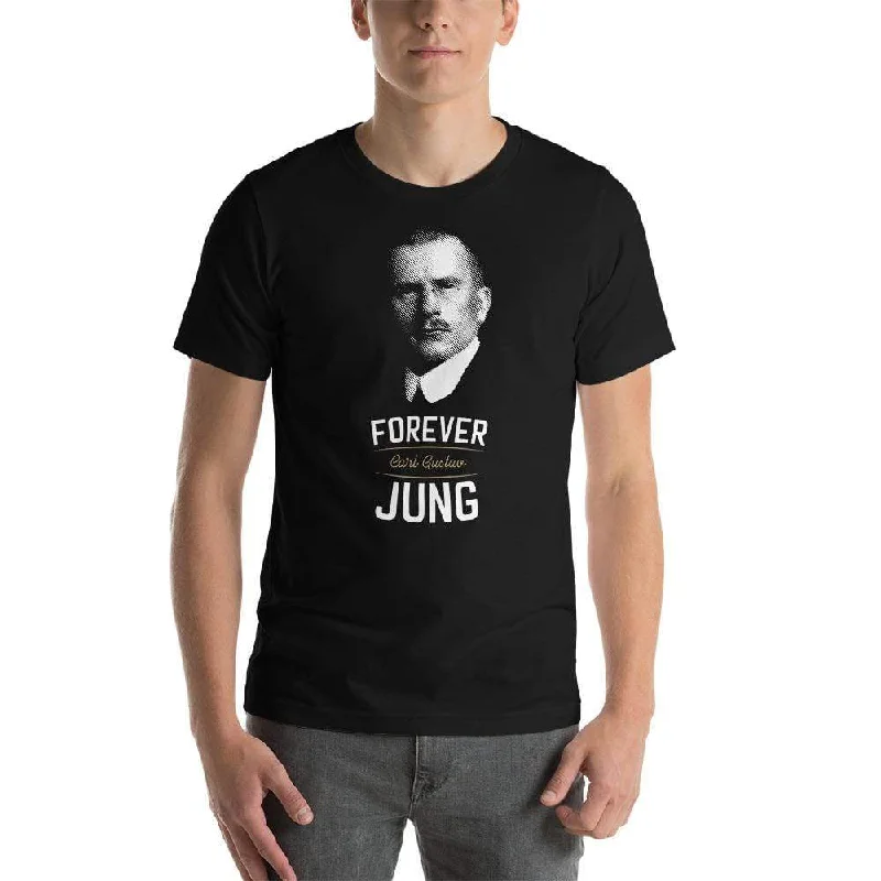 Forever Carl Gustav Jung - Basic T-Shirt Graphic Embroidered Appliqued