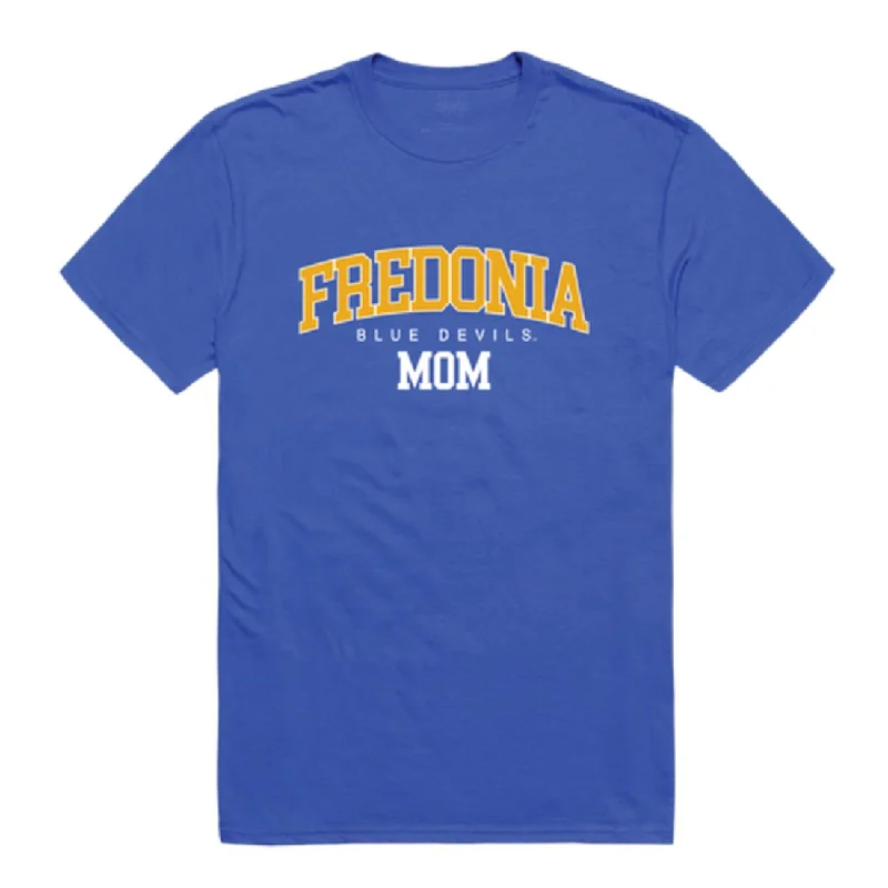 Fredonia State University Blue Devils Mom T-Shirts Zippered Front Buttoned Front Snap Front