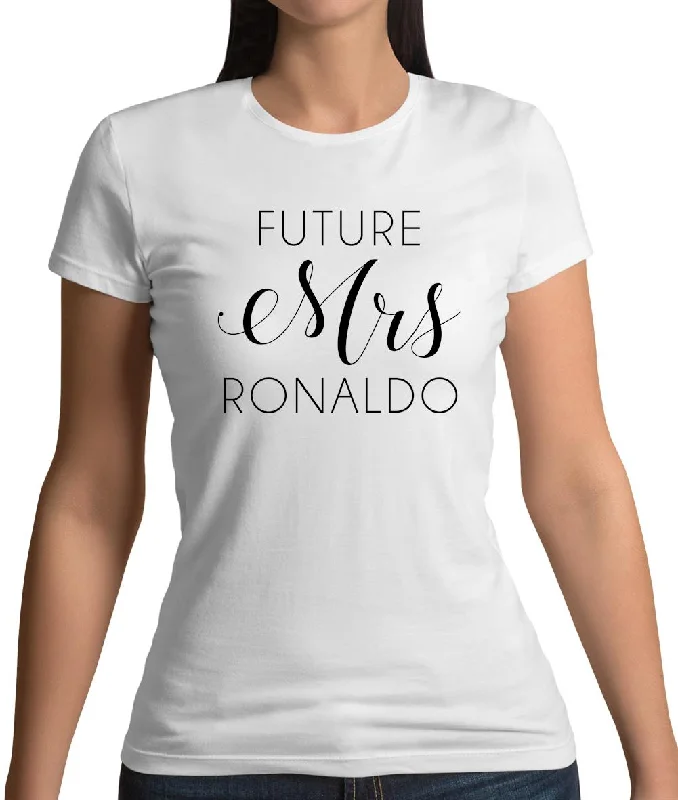 Future Mrs Ronaldo Womens T-Shirt Jersey Fabric Tulle Fabric Batik Fabric