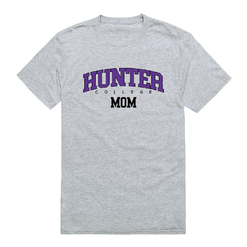 Hunter College Hawks Mom T-Shirts Chenille Blend Fleece Blend Nylon Blend