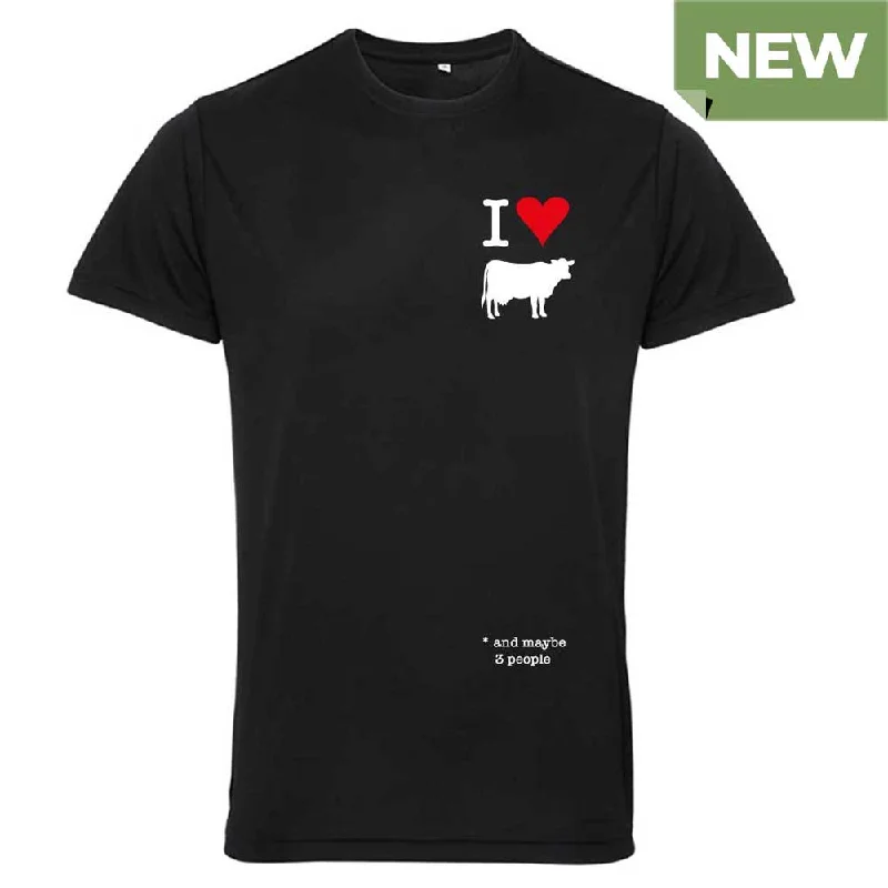 I Heart Cows T-shirt Layered Multi-layer Single Layer