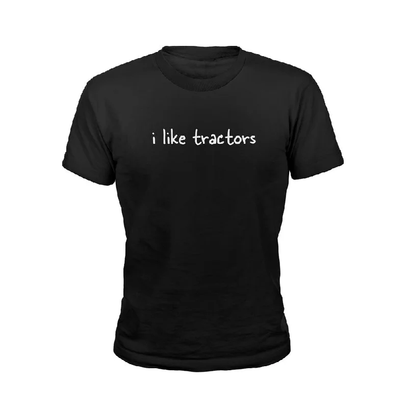 I Like Tractors T-shirt Polka Dot Checkered Tartan