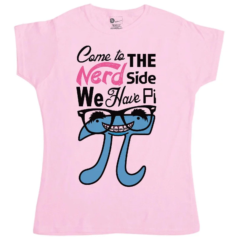 Nerd Geek Come To The Nerd Side Womens T-Shirt Hooded Caped Shawl Collar