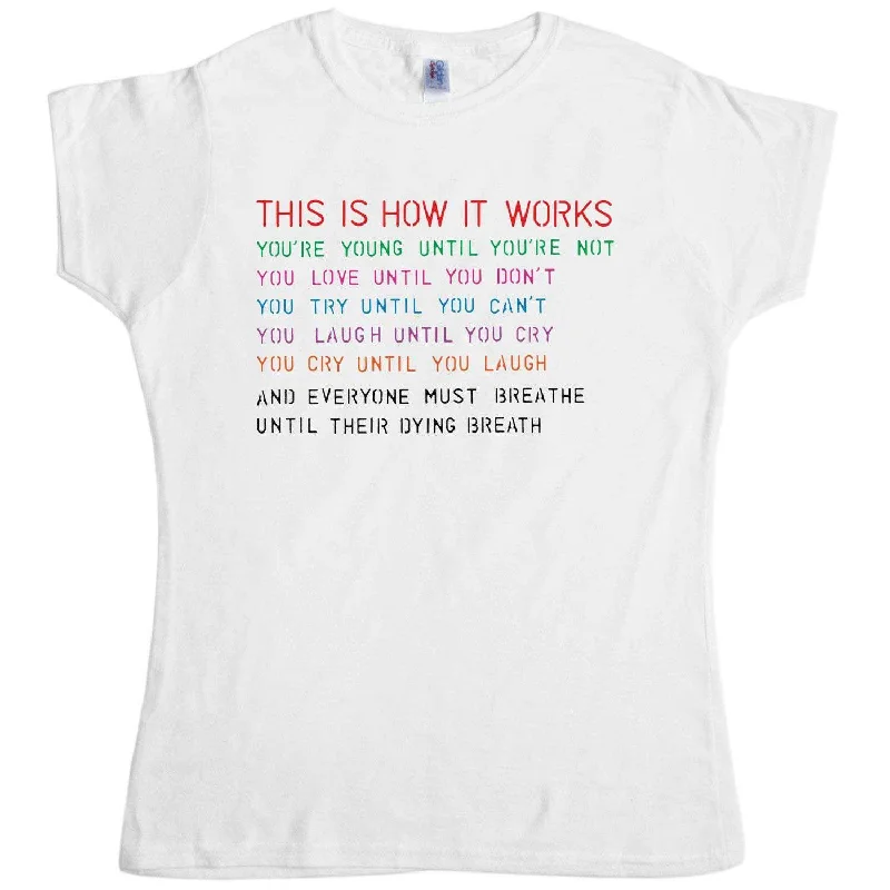 On The Radio Fitted Womens T-Shirt, Inspired By Regina Spektor Elasticated Padded Insulated