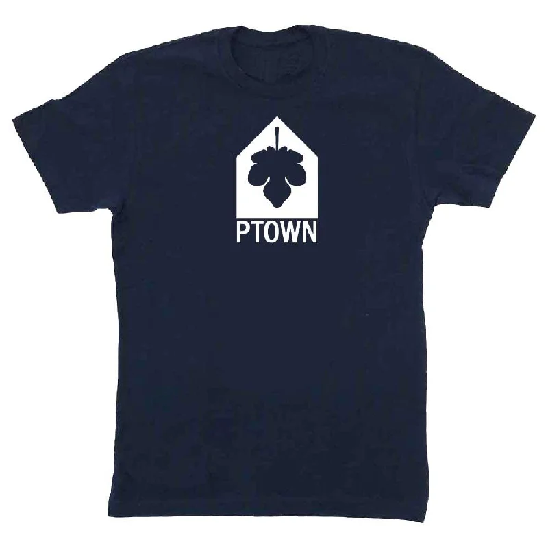 Ptown Icon T-Shirt Solid Print Embellished