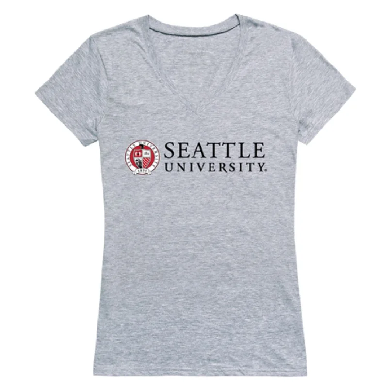 Seattle Redhawks Womens Seal T-Shirt Zippered Front Buttoned Front Snap Front