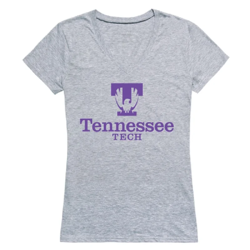 Tennessee Tech Golden Eagles Womens Seal T-Shirt Chenille Blend Fleece Blend Nylon Blend