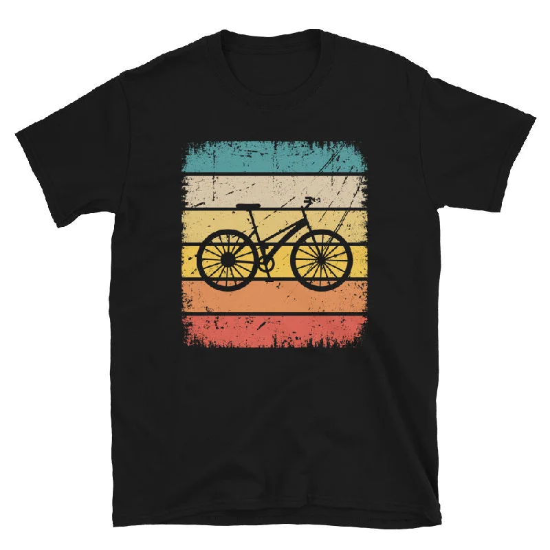 Vintage Square And Cycling - T-Shirt (Unisex) Mesh Fabric Canvas Fabric Denim Fabric