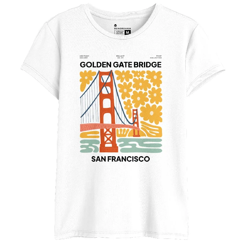 San Francisco Women Graphic Printed Tees Modern Contemporary Chic