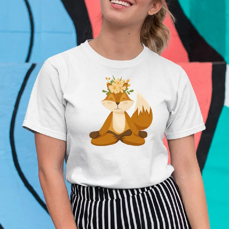 Squirrel meditation t-shirt for females - Lioness-love.com Satin Blend Silk Blend Wool Blend